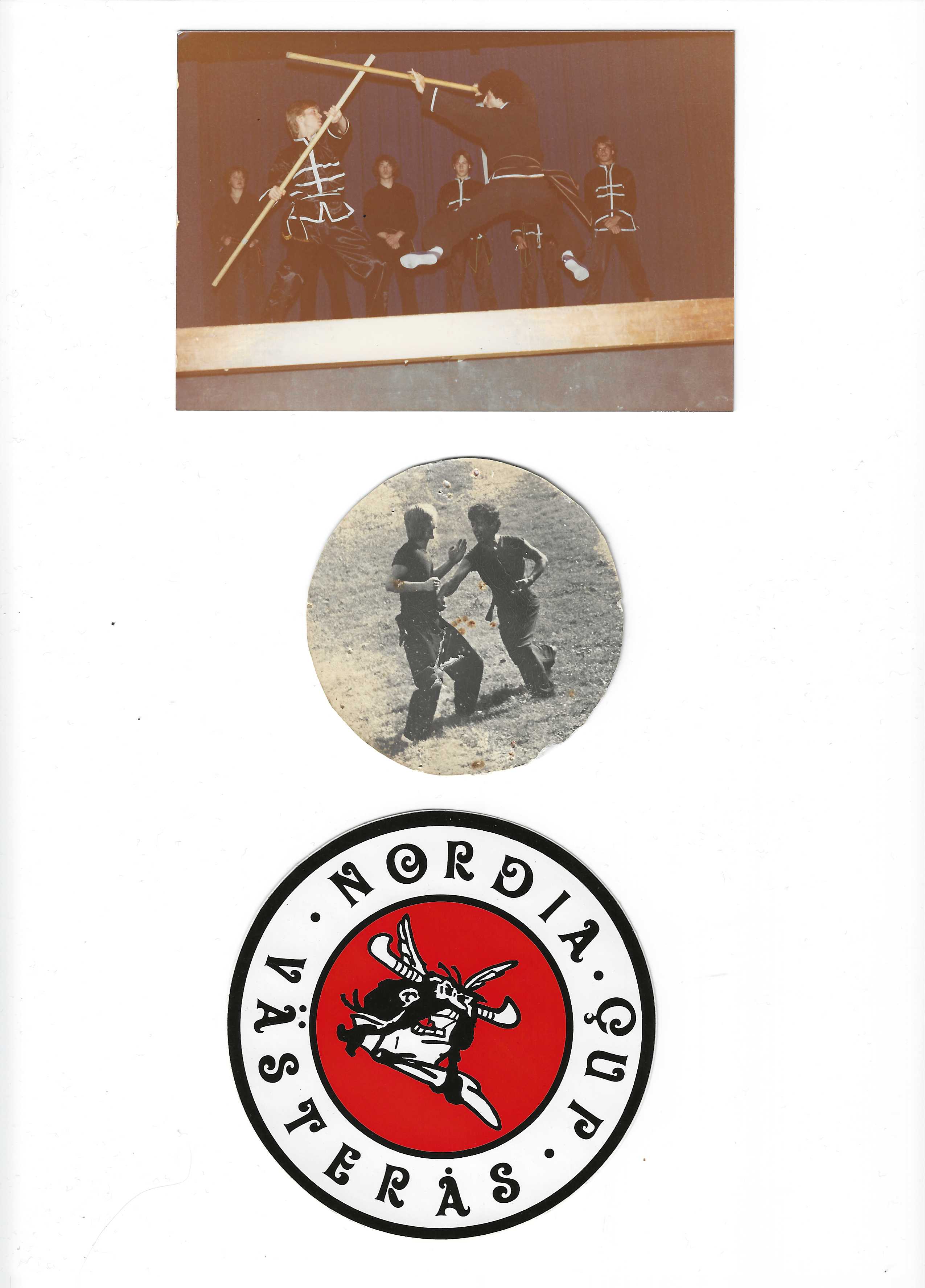 Historisk bild från Westeras Tai-Nui Club i Västerås - kampsportsträning och tävlingar sedan 1976